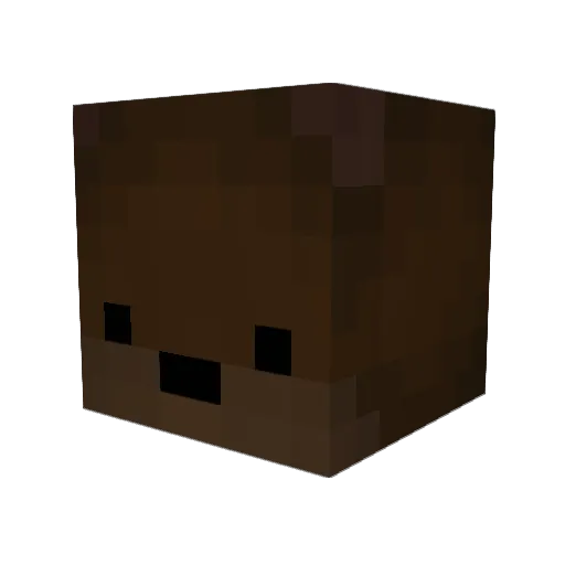 beccaboo123 Minecraft avatar head, 3D render