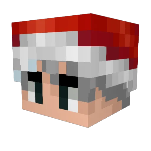 bechta17 Minecraft avatar head, 3D render