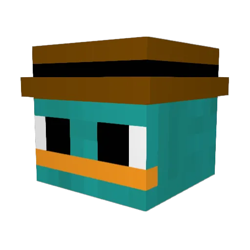 bechum12 Minecraft avatar head, 3D render