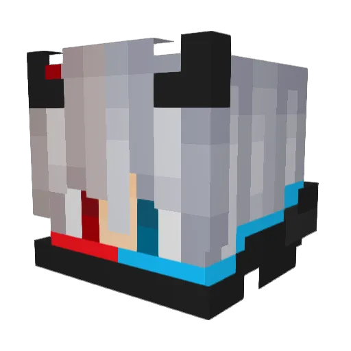 beck8669 Minecraft avatar head, 3D render