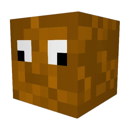 beckmxnn Minecraft avatar head, 3D render
