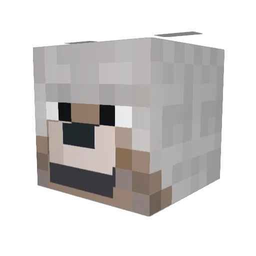 beckyboo35 Minecraft avatar head, 3D render