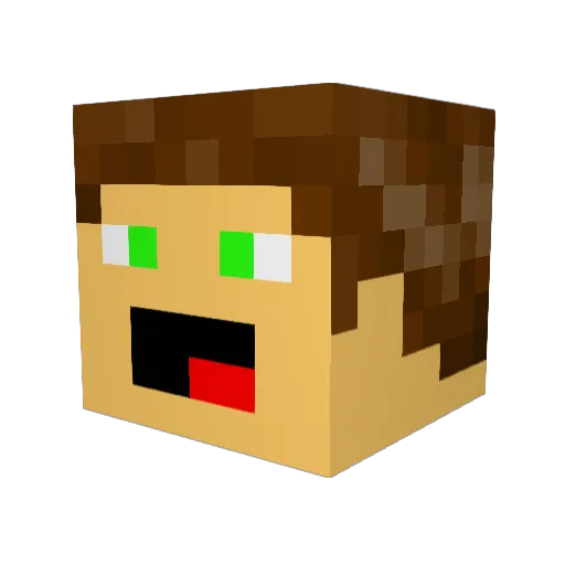 bedboy94 Minecraft avatar head, 3D render