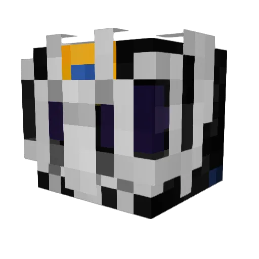 bediarc Minecraft avatar head, 3D render