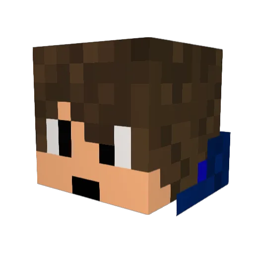 bednarz17 Minecraft avatar head, 3D render