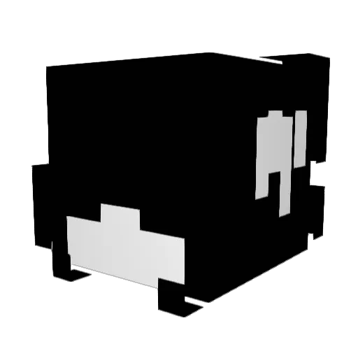 bednyshka Minecraft avatar head, 3D render