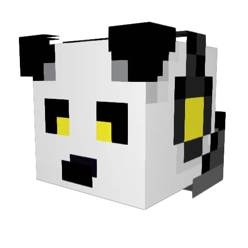 bedstemor22 Minecraft avatar head, 3D render