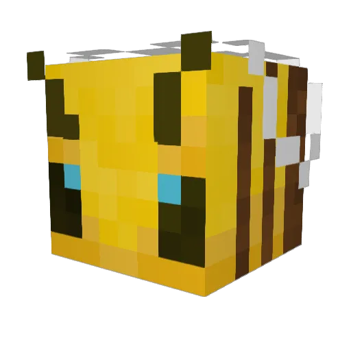 bee_anthem Minecraft avatar head, 3D render