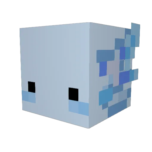 beebud4 Minecraft avatar head, 3D render