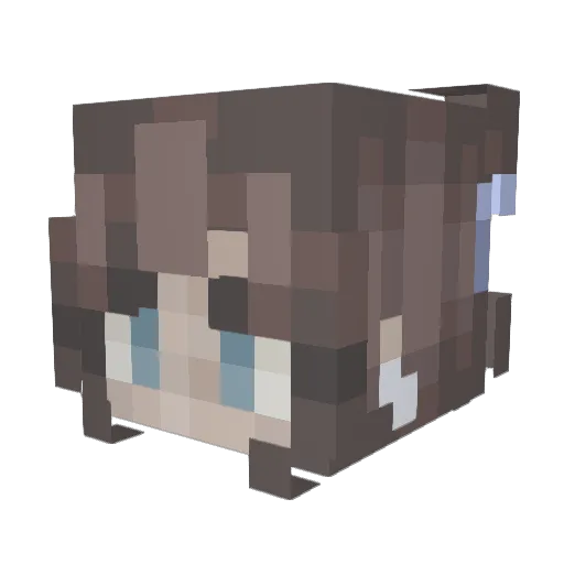 beeeee102 Minecraft avatar head, 3D render