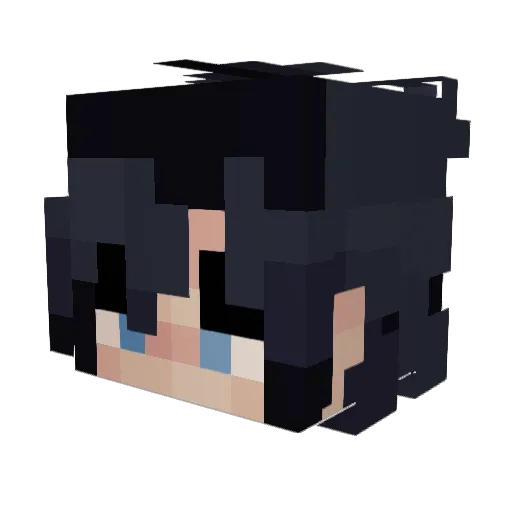 beefleef Minecraft avatar head, 3D render