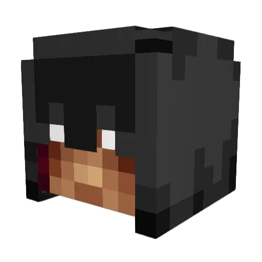 beeflord Minecraft avatar head, 3D render