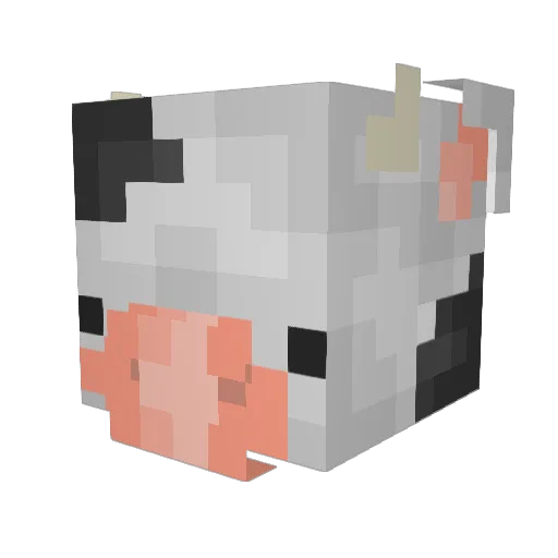 beefyboulevard Minecraft avatar head, 3D render