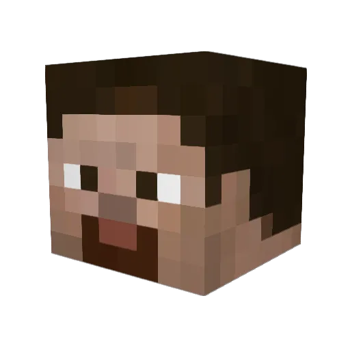 beekypoo Minecraft avatar head, 3D render