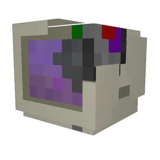 beelux Minecraft avatar head, 3D render