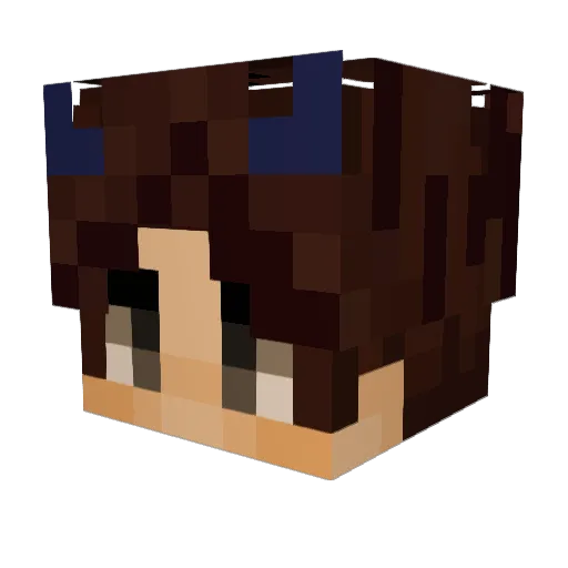 beelzebadger Minecraft avatar head, 3D render