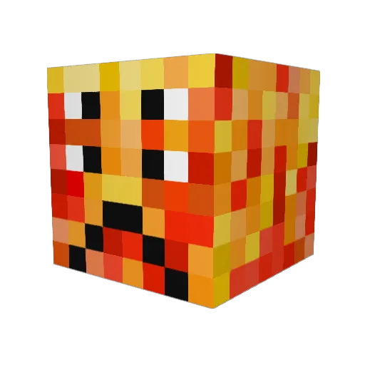 beelzelbub666 Minecraft avatar head, 3D render
