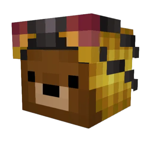 beemayy Minecraft avatar head, 3D render