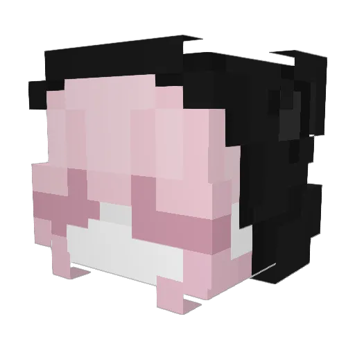 beemo22 Minecraft avatar head, 3D render