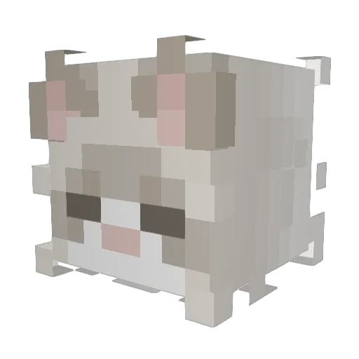 beemyy Minecraft avatar head, 3D render