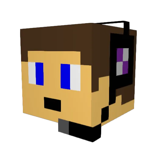been_jam_in Minecraft avatar head, 3D render