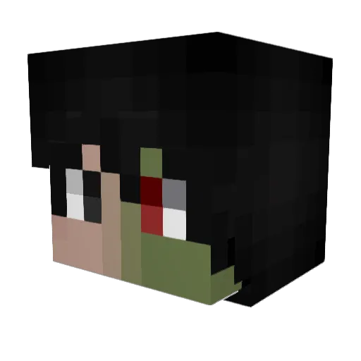 beenknown Minecraft avatar head, 3D render