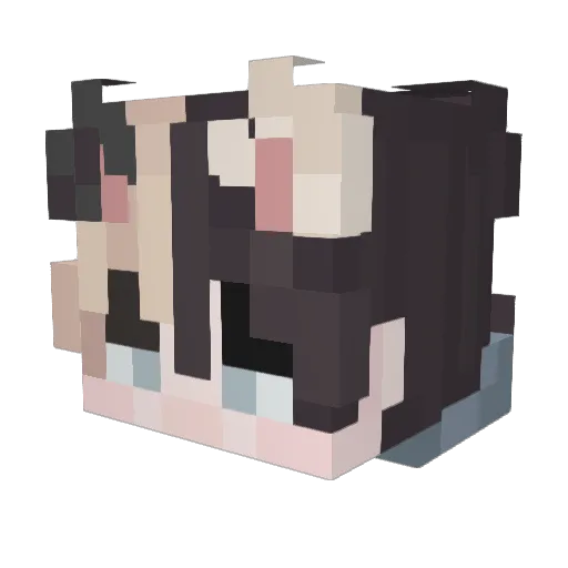 beenvolt Minecraft avatar head, 3D render