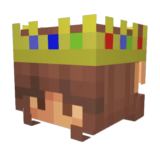 beeofnight Minecraft avatar head, 3D render
