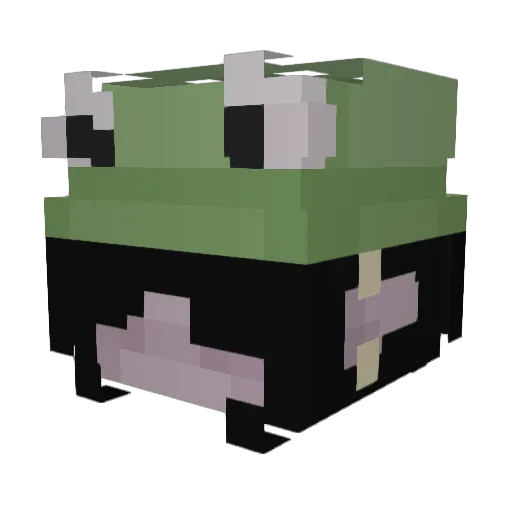 beep_bop Minecraft avatar head, 3D render