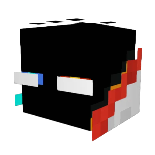 beepboss200 Minecraft avatar head, 3D render