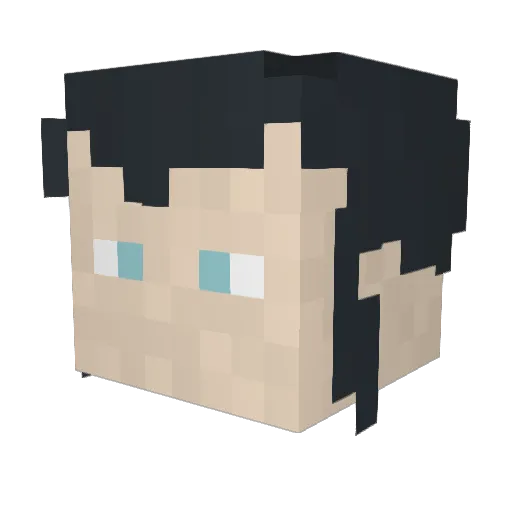 beephre Minecraft avatar head, 3D render