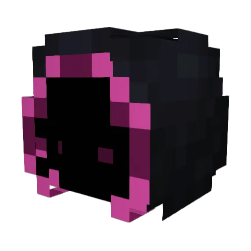 beeps100 Minecraft avatar head, 3D render