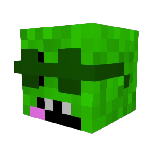 beeri_23 Minecraft avatar head, 3D render