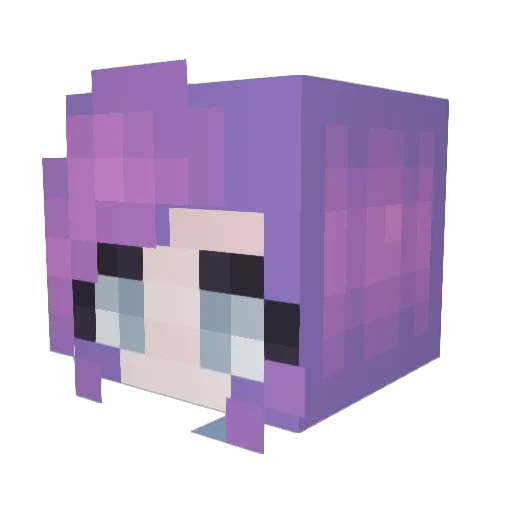 beeruby Minecraft avatar head, 3D render