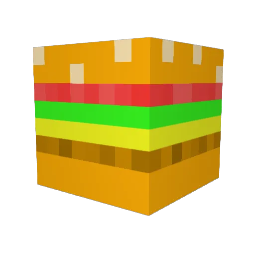 beesechurger1221 Minecraft avatar head, 3D render