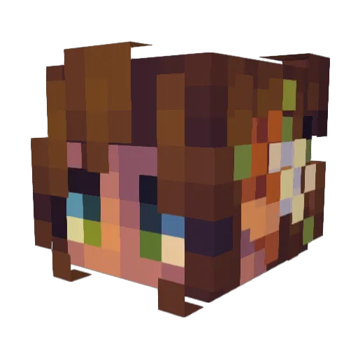 beestarr Minecraft avatar head, 3D render