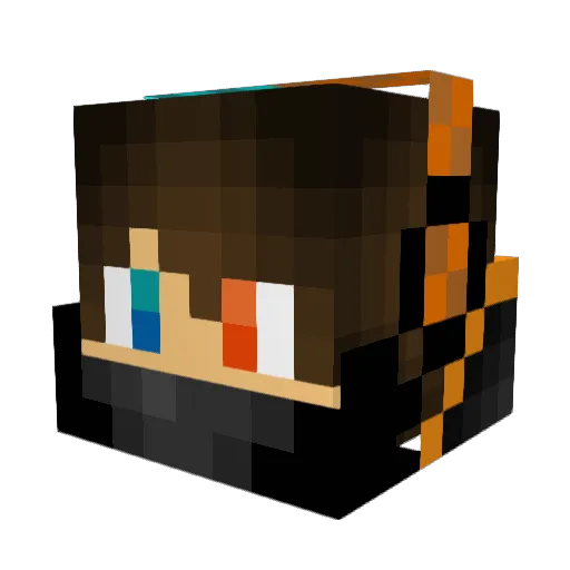 beestas Minecraft avatar head, 3D render
