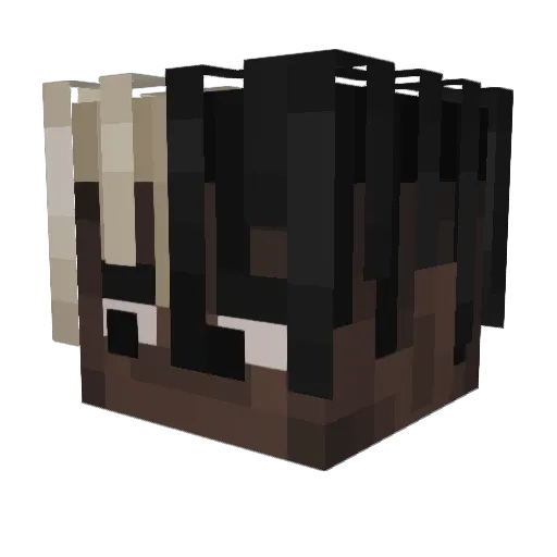 beetahh Minecraft avatar head, 3D render
