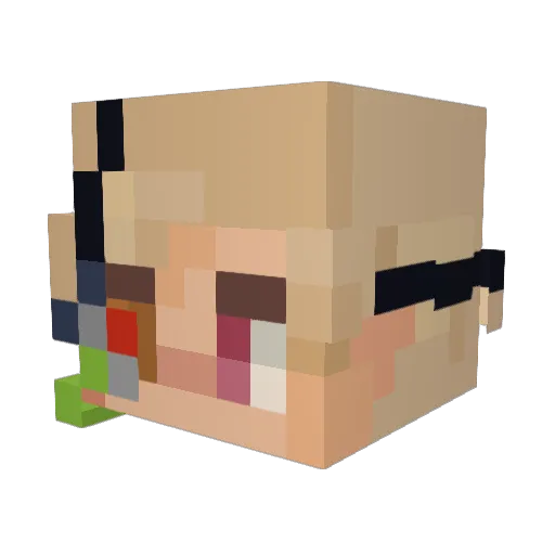 beetleboi5768 Minecraft avatar head, 3D render