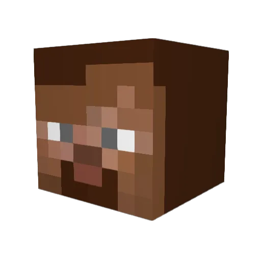 beetlejuice27 Minecraft avatar head, 3D render