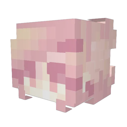 beevir Minecraft avatar head, 3D render