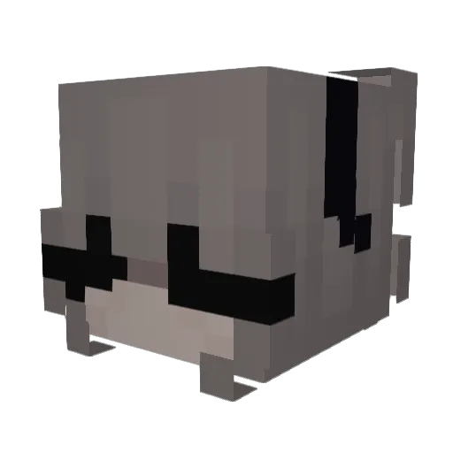 beevnl Minecraft avatar head, 3D render