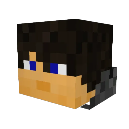beezer047 Minecraft avatar head, 3D render
