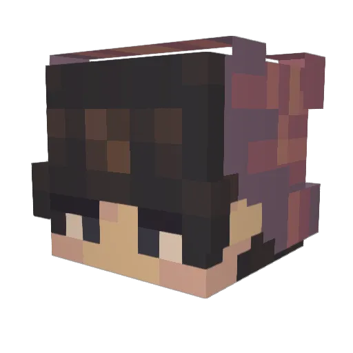 beezlewub Minecraft avatar head, 3D render