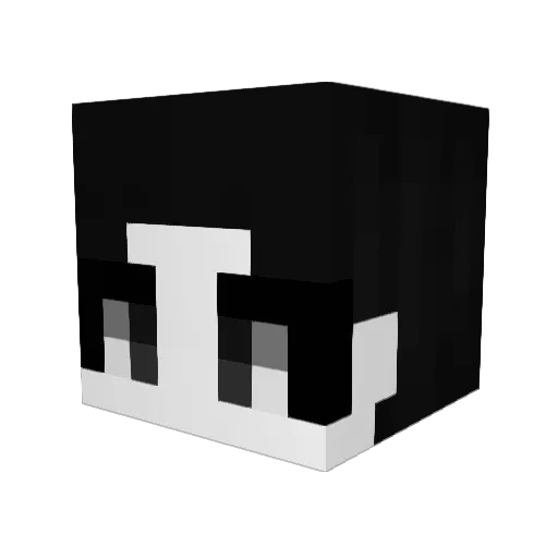 beginningstar Minecraft avatar head, 3D render