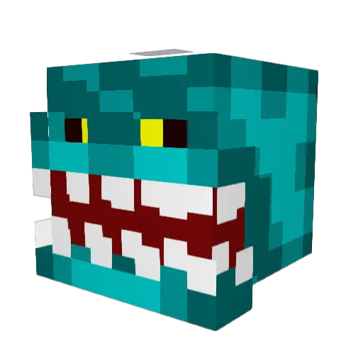 beglary Minecraft avatar head, 3D render