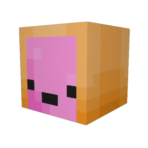 behgulbites Minecraft avatar head, 3D render