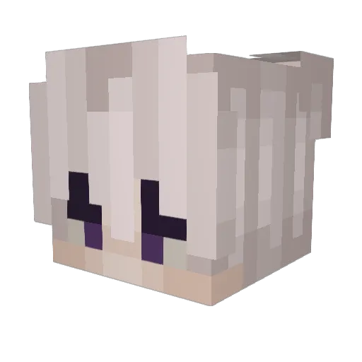 behoa Minecraft avatar head, 3D render
