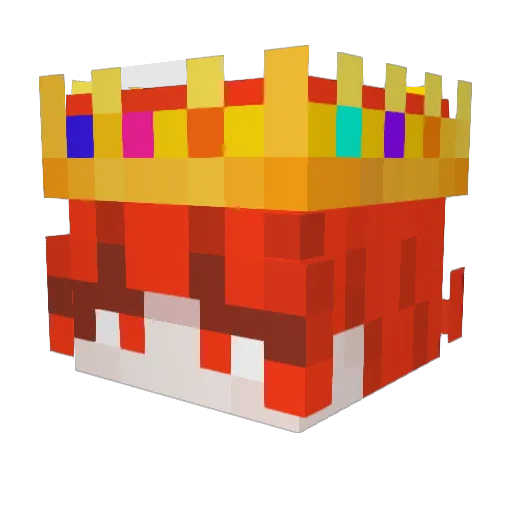 beiji_xing Minecraft avatar head, 3D render