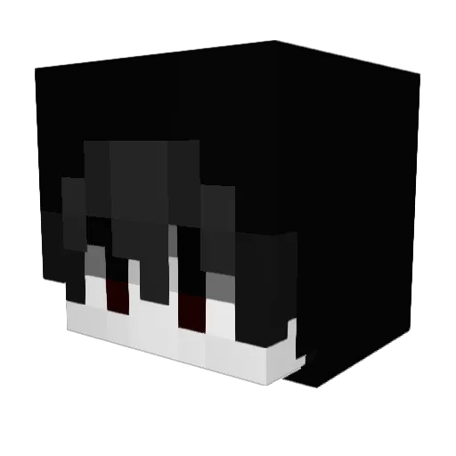 beipp Minecraft avatar head, 3D render